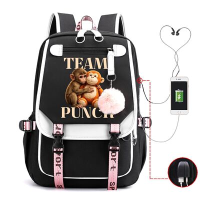 外贸punchmonkey拳击猴儿童书包