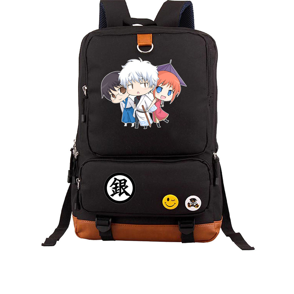 日本动漫银魂周边青少年书包学生背包男女休闲双肩包背包设计代发,箱包皮具/热销女包/男包,双肩背包,淘宝优惠券,粉丝福利购,淘宝优惠卷