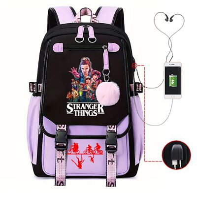 美剧周边怪奇物语背包外贸strang