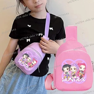 迷你儿童胸包KPop恶魔猎人肩斜挎包有趣的礼物女孩K-Pop恶魔猎人