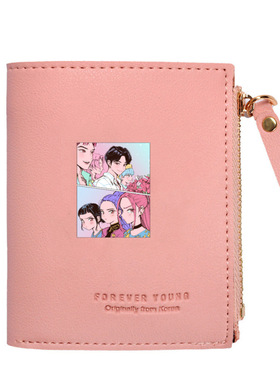 kpop demonhunters猎魔女团钱包可爱卡包韩版时尚简约女士钱包