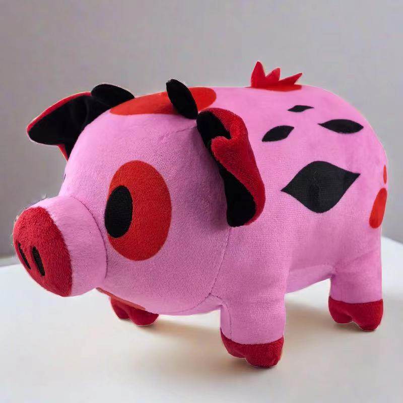 跨境外贸 Fat Nuggets 胖块猪 地狱客栈极恶老大毛绒公仔儿童玩具,玩具/童车/益智/积木/模型,毛绒/玩偶/公仔/布艺类玩具,淘宝优惠券,粉丝福利购,淘宝优惠卷