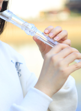 8孔竖笛黑色透明色G调ABS竖笛儿童学生初学课堂吹奏乐器八孔竖笛