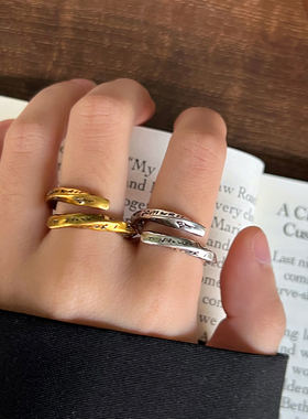 中性欧美不掉色莫比乌斯环指环