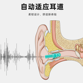 保为康防噪音耳塞硅胶专业隔音游泳睡眠工作学习劳保降噪防水耳塞