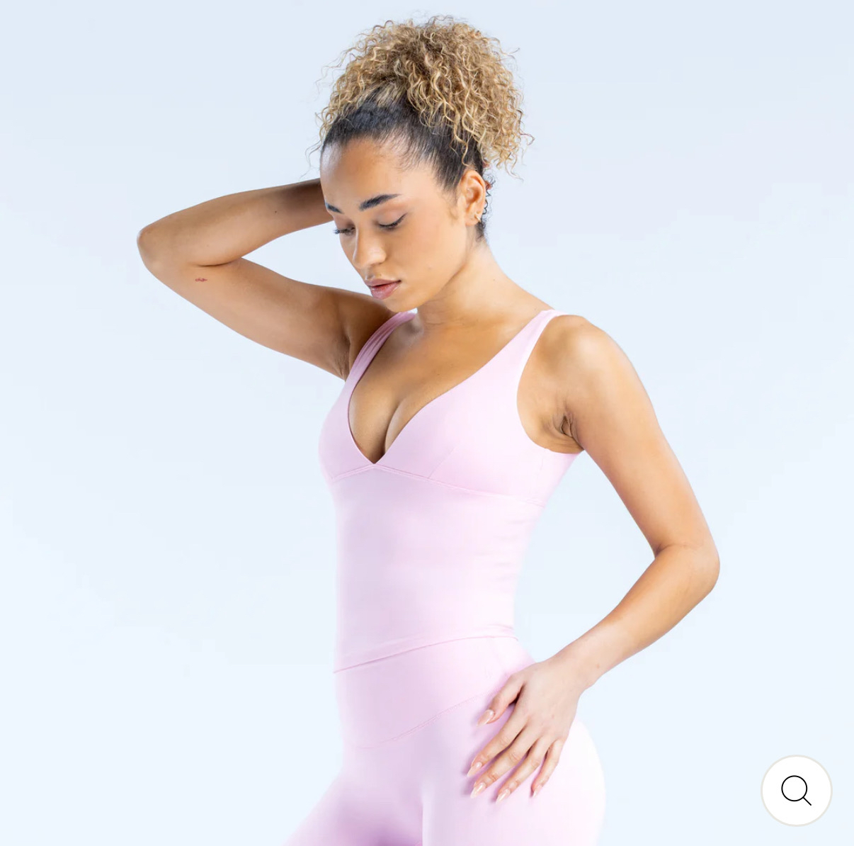 Dfyne Origin Minimal Sports Top 深V磨毛运动背心T（原袋原标）