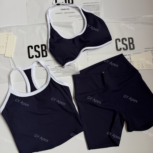 Csb新款Serenity Camille 拼色裸感 日常健身服套装