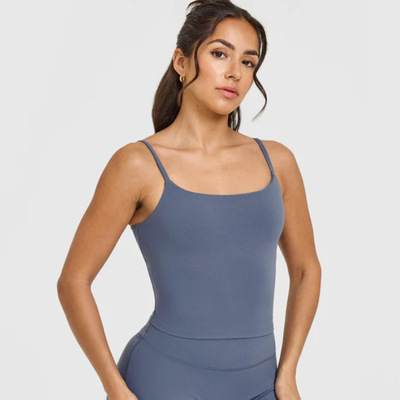 （无标）Oner 平替 soft 柔软裸感吊带背心（配刺绣标直筒裤）