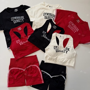 Gym鲨鱼 Lift Variety seamles无缝针织运动内衣短裤半袖T