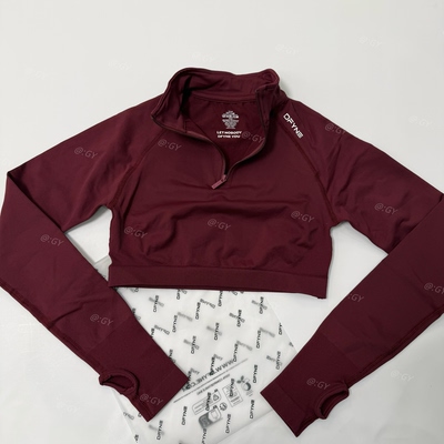 DFYNE 短款半拉链长袖Impact Crop Zippy（拉链Logo）