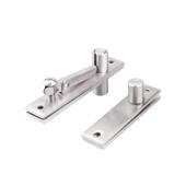 不锈钢天地轴合页上下转轴橱柜门旋转门轴五金配件重型隐形门铰链