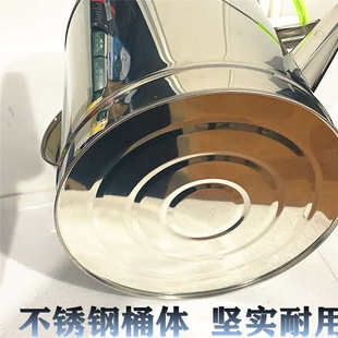 不锈钢汽油桶10L15升20升长嘴加油壶柴油桶304不锈钢加油桶可过鉴