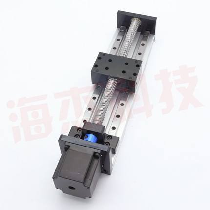 直线滑台模组双线轨精密滚珠丝杠H80B导轨电动升降工作台