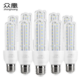 众凰（ZHONGHUANG）AD-BLG-220-7Wled灯泡玉米灯泡U型节能灯管E27