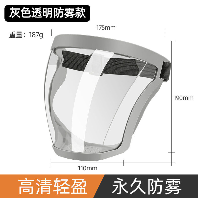 防护面具高清防雾护目镜打磨防尘电焊工地防护眼镜防哈气防风面罩