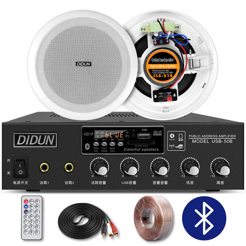 帝顿(DIDUN)吸顶音箱套装店铺音箱吸顶喇叭吊顶音响家庭影院家装