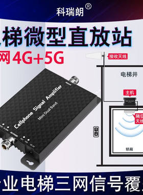 科瑞朗大功率电梯手机信号放大增强器微型直放站移动联通电信三网