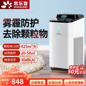 思乐智积木空气净化器分解除甲醛除烟味家用新房除异味负离子清新
