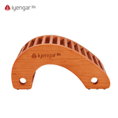 艾扬格Life迷你瑜伽桥mini实木拱桥背部舒展器开背后弯脊椎拉伸器