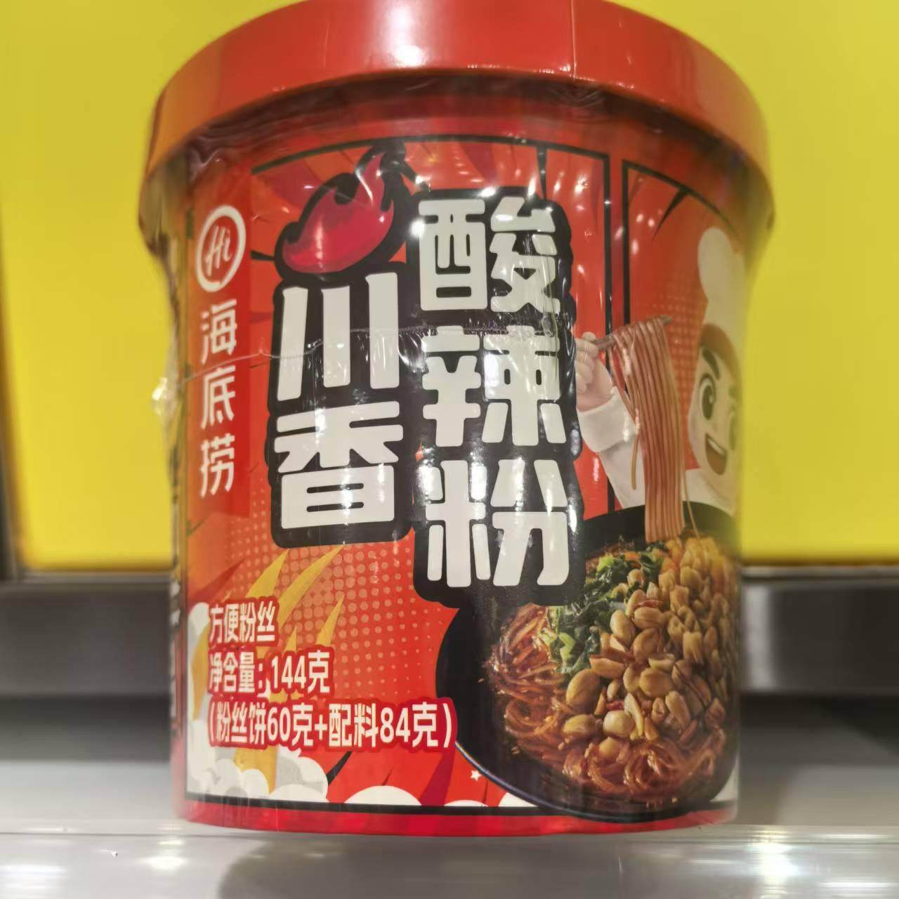 海底捞川香酸辣粉方便粉丝144克