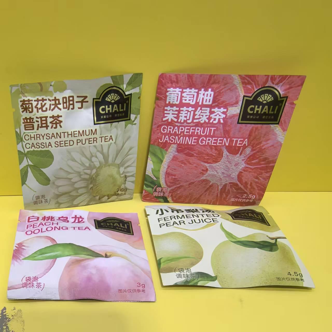 CHALI菊花决明子普洱茶白桃乌龙