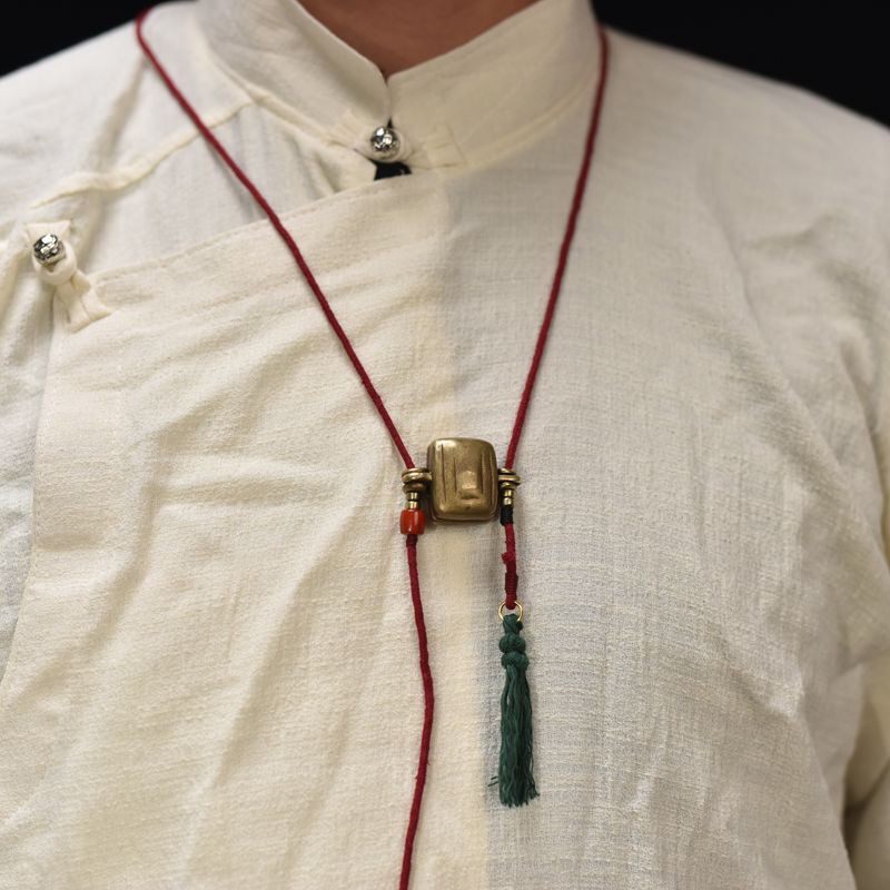 藏式复古民族风手工嘎乌盒藏式民族风项链挂件男女同款饰品送礼