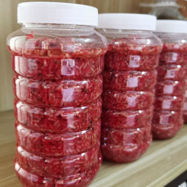 兴宁酒娘糟火炙酒糟做菜配菜月子菜可炒虎老豆梅州客家特产无添加