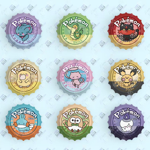 宝可梦同人金属吧唧徽章