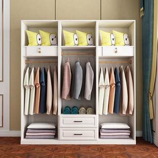 简易衣柜卧室现代简约小户型家用成人出租房儿童板式收纳衣橱柜子