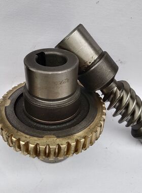 RV铝壳减速机蜗轮蜗杆配件V50 63 75 90 110变速箱配件厂家直销