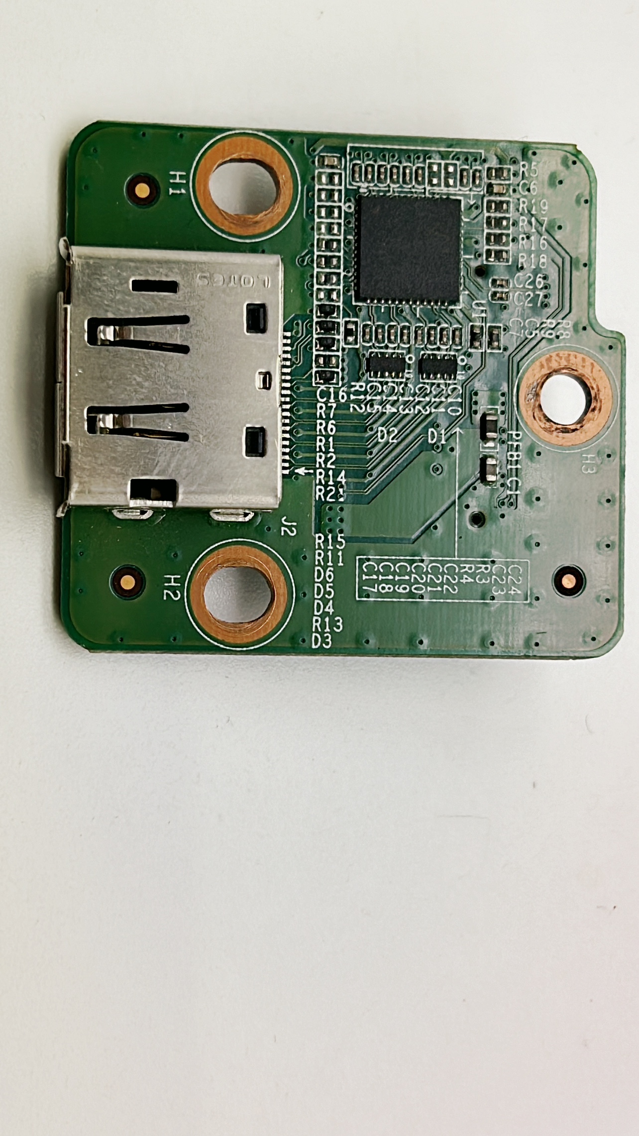 5C50W00884 原装联想 Desktop M75q gen 2 扩展口 HDMI 接板口