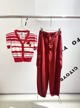 上货店2023春夏JIL+休闲新款工装裤辣妹美式风格 防晒面料休闲裤