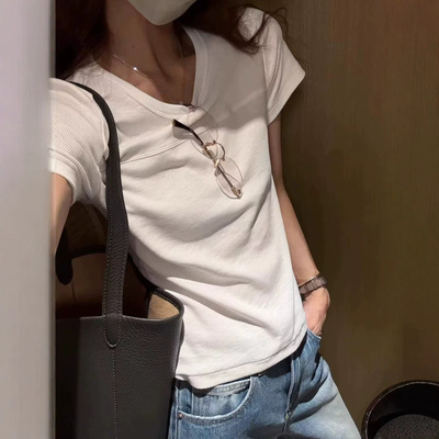2026夏十三行显瘦短袖T恤女