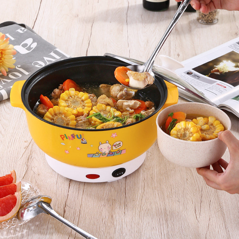 小电锅多功能电饭煲炒菜锅方便面电饭锅抖音爆款煮面锅小型办公室