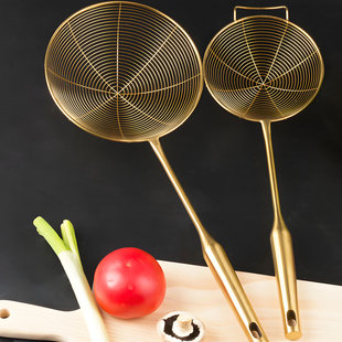 不锈钢线漏勺火锅漏网筛 沥水勺捞面笊篱饺子捞勺 油炸沥油滤网勺