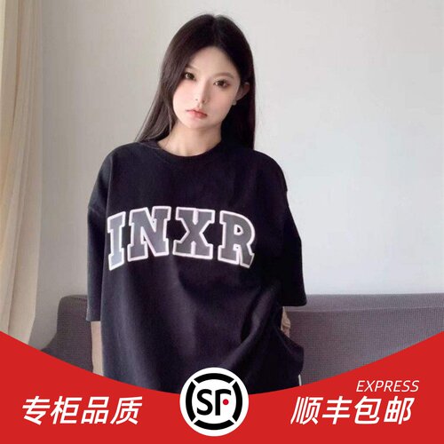 INXINRN基础夏LOGO印花短袖