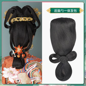 明制造型汉服假发后脑勺一体式 汉服日常 懒人发包舞台演出古装