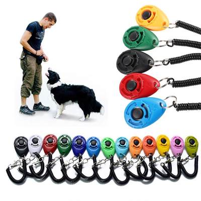 Pet Products Pet cat Dog Training Clicker Plastic New Dogs C