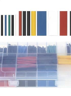 580PCS Assorted 2:1 Polyolefin Heat Shrink Tubing Tube Halog