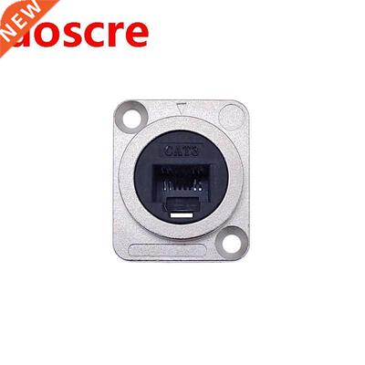 D type RJ11 4PIN Socket Chassis Panel Mount with straight th
