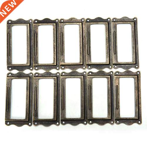 For Cabinet Drawer Box Case Bin 4 Colors 10 Pcs Antique Bras