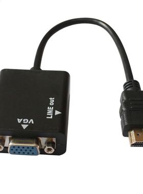 HDMI To VGA With Audio + Mini/ Micro HDMI To HDMI Cable Adap