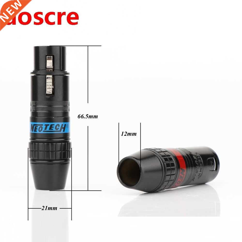 4PCS XR1812 3Pin XLR Male to Female Microphone Extension Ca