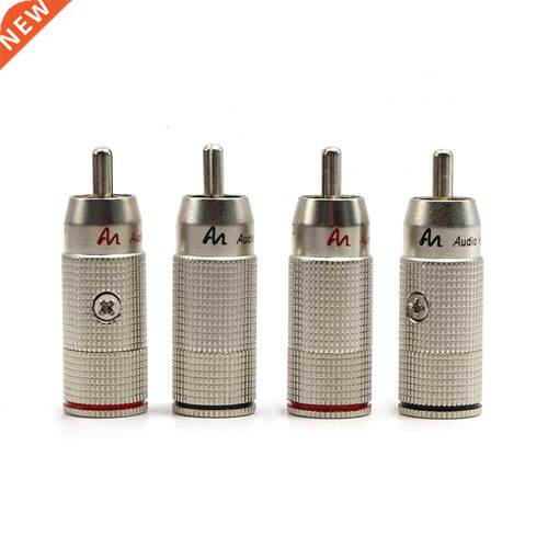 4pcs Audio Note AN-PX Rhodium plated RCA plug , audio RCA co