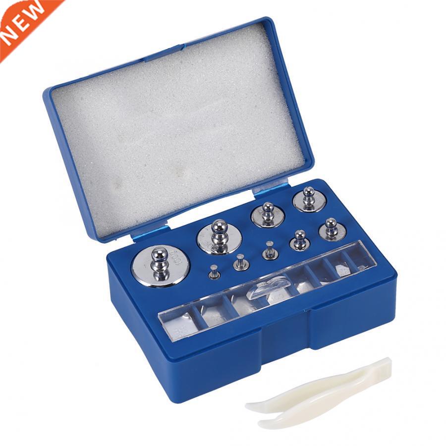 17Pcs 211.1g 10mg-100g Grams Accuracy Calibration Weight Set