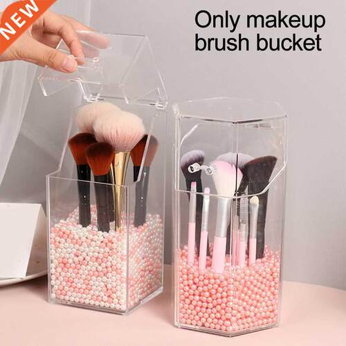 Transpent Acrylic Cosmetic Organizer Makeup Brush Containe