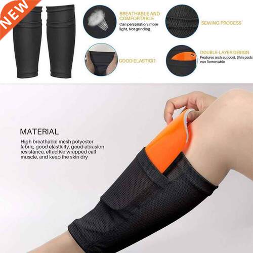 FootbaLL Shin Guard SockS Pad LeGGinG SLeeve Protective Gear