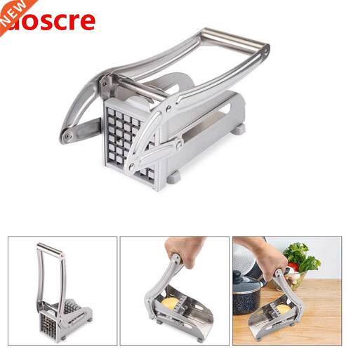 Stainless Steel French Fries Cutters Potato Chips Strip Cutt