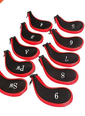 10pcs Golf Clubs putter cover head ron Set Putter Headcover