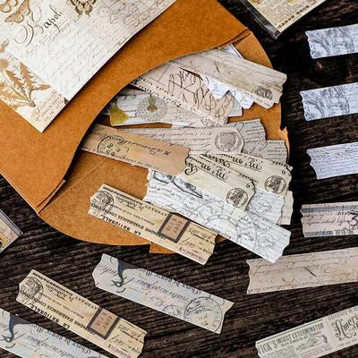 Trace Of Memory Series Originality Vintage Journal Stickers